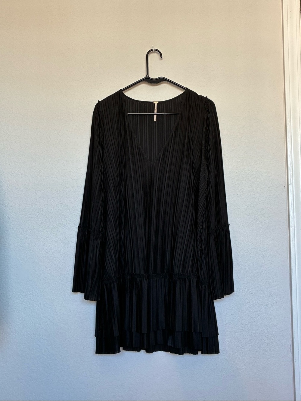 Free People Can’t Help It Plisse Mini Dress Size S